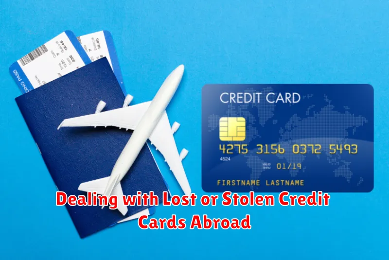 Dealing with Lost or Stolen Credit Cards Abroad