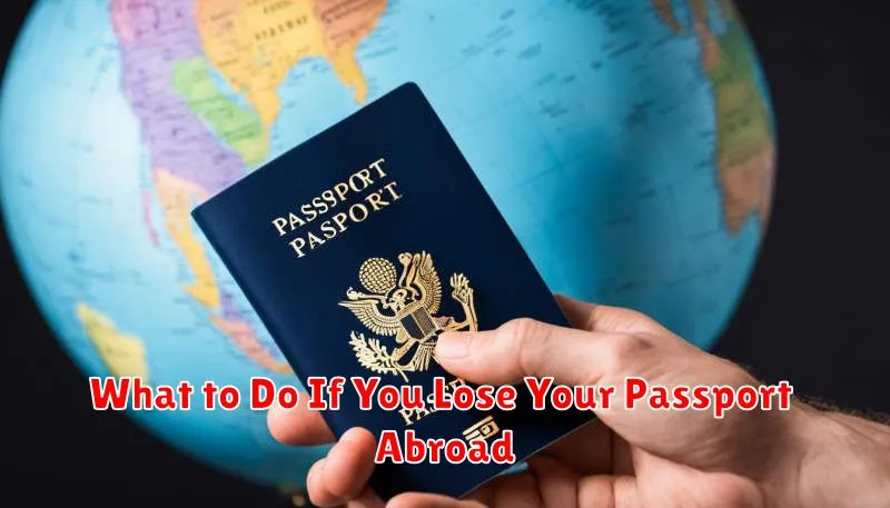 What to Do If You Lose Your Passport Abroad